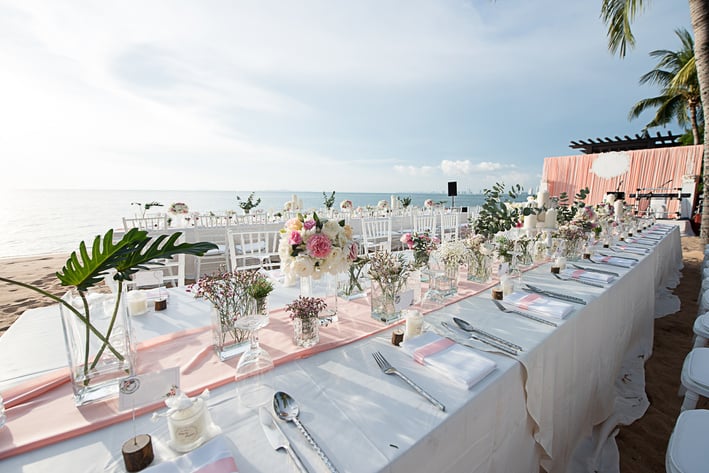 Wedding table Setup