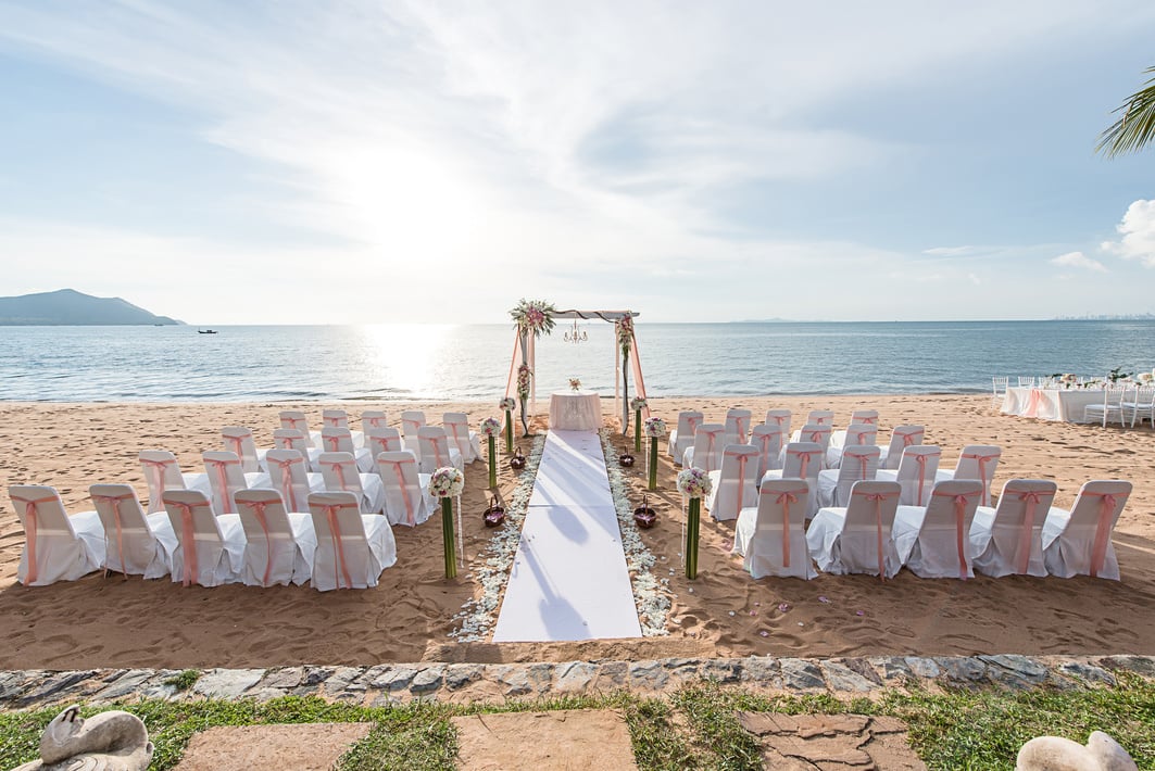 Beach Wedding Setup